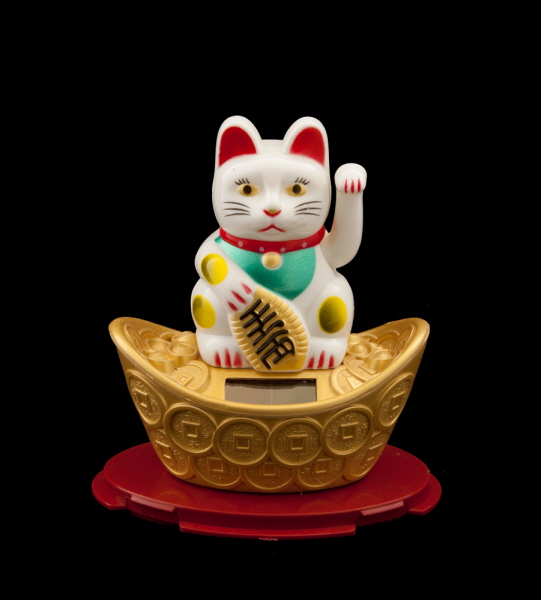CHAT PORTE BONHEUR JAPONAIS MANEKI NEKO , Chat porte bonheur , chat japonais , maneki neko
