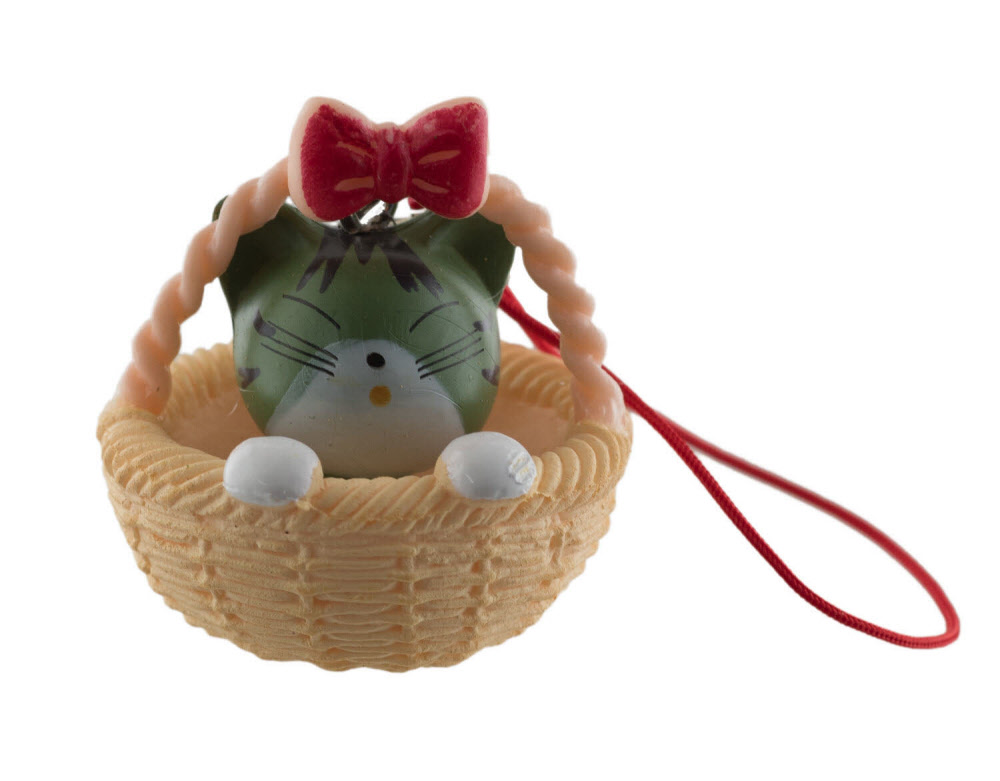 Breloque Chat Maneki Neko (porte-bonheur Japonais) Pour Téléphone - Strap Métal Multicolore