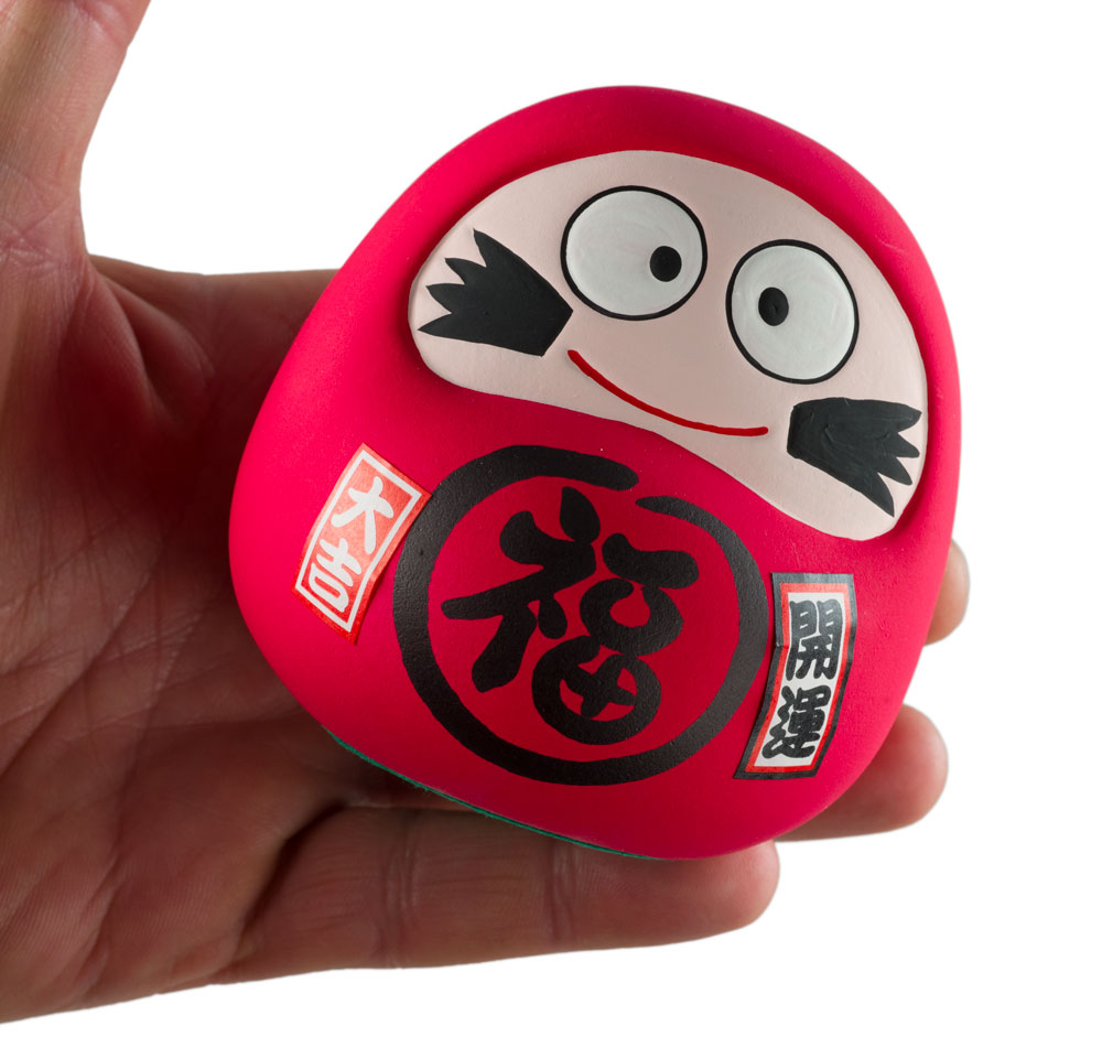 Tirelire Chat Japonais <br />et Daruma Rouge
