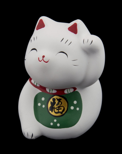 peluche chat japonais