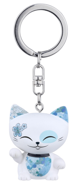 Mani Porte Cles Chat Japonais Porte Bonheur The Lucky Cat Maneki Neko 14 512