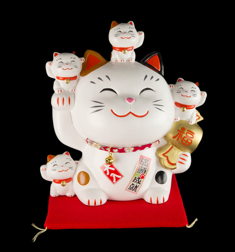Figurines Chats Maneki-neko : Objets Déco Japonais et Chinois pour